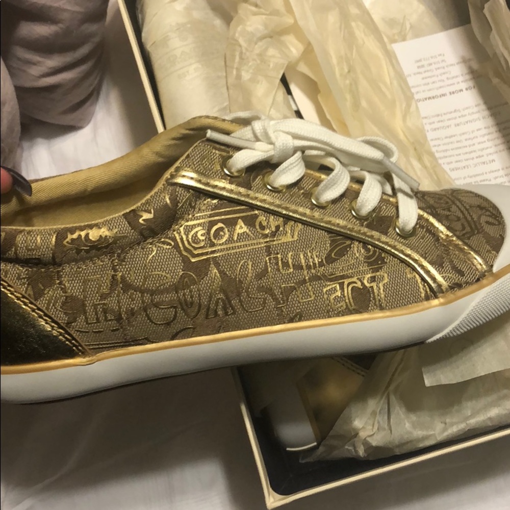 NEVER WORN Coach sneakers!